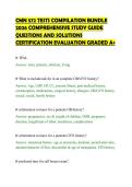 CMN 572 TESTS COMPILATION BUNDLE&NewLine;2026 COMPREHENSIVE STUDY GUIDE&NewLine;QUESTIONS AND SOLUTIONS&NewLine;CERTIFICATION EVALUATION GRADED A&plus;