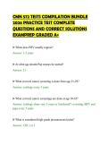 CMN 572 TESTS COMPILATION BUNDLE&NewLine;2026 PRACTICE TEST COMPLETE&NewLine;QUESTIONS AND CORRECT SOLUTIONS&NewLine;EXAMPREP GRADED A&plus;&NewLine;