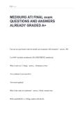 MEDSURG ATI FINAL exam &NewLine;QUESTIONS AND ANSWERS  &NewLine;ALREADY GRADED A&plus;