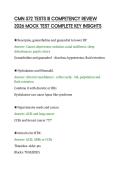 CMN 572 TESTS III COMPETENCY REVIEW&NewLine;2026 MOCK TEST COMPLETE KEY INSIGHTS&NewLine;