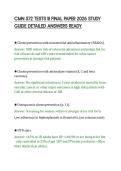 CMN 572 TESTS III FINAL PAPER 2026 STUDY&NewLine;GUIDE DETAILED ANSWERS READY