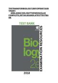 Test Bank Biology 2e by OpenStax by Mary Ann Clark Jung Choi Matthew Douglas Complete Detailed Latest Questions and Answers&NewLine;