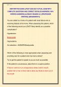 EMR WRITTEN EXAM LATEST 2026-2027 ACTUAL EXAM WITH &NewLine;COMPLETE QUESTIONS AND CORRECT DETAILED ANSWERS &lpar;100&percnt; &NewLine;VERIFIED ANSWERS&rpar; &vert;ALREADY GRADED A&plus;&vert; &vert;&vert;PROFESSOR &NewLine;VERIFIED&vert;&vert; &vert;&vert;BRANDNEW&excl;&excl;&excl;&vert;&vert; 
