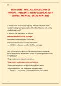 WGU - D685 - PRACTICAL APPLICATIONS OF &NewLine;PROMPT &vert; FREQUENTLY TESTED QUESTIONS WITH &NewLine;CORRECT ANSWERS &vert; BRAND NEW&excl; 2026 