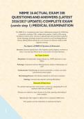 NBME 26 ACTUAL EXAM 208 QUESTIONS AND ANSWERS &lpar;LATEST 2026&sol;2027 UPDATE&rpar; COMPLETE EXAM &lpar;usmle step 1&rpar; MEDICAL EXAMINATION&NewLine;&NewLine;