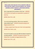 NORAC EXAM LATEST 2026-2027 ACTUAL EXAM WITH COMPLETE &NewLine;QUESTIONS AND CORRECT DETAILED ANSWERS &lpar;100&percnt; VERIFIED &NewLine;ANSWERS&rpar; &vert;ALREADY GRADED A&plus;&vert; &vert;&vert;PROFESSOR VERIFIED&vert;&vert; &NewLine;&vert;&vert;BRANDNEW&excl;&excl;&excl;&vert;&vert; 