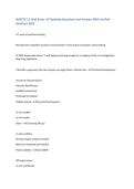 NUSCTX 11 Final Exam- UC Berkeley Questions and Answers With Verified&NewLine;Solutions 2025