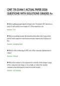CNIT 176 EXAM 1 ACTUAL PAPER 2026&NewLine;QUESTIONS WITH SOLUTIONS GRADED A&plus;