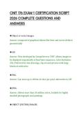 CNIT 176 EXAM 1 CERTIFICATION SCRIPT&NewLine;2026 COMPLETE QUESTIONS AND&NewLine;ANSWERS&NewLine;