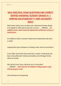WGU D002 REAL EXAM QUESTIONS AND CORRECT &NewLine;VERIFIED ANSWERS&sol; ALREADY GRADED A&plus; &vert; &NewLine;VERIFIED SOLUTIONS&sol;GET IT 100&percnt; ACCURATE&excl;&excl; &NewLine;2026&excl;&excl;