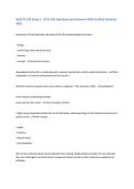 NUSCTX 103 Exam 1 - GI & CHO Questions and Answers With Verified Solutions &NewLine;