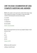 CNIT 176 EXAM 1 EXAMINATION SET 2026&NewLine;COMPLETE QUESTIONS AND ANSWERS&NewLine;