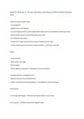 NUSCTX 103 Exam 1 &ndash; Protein Questions and Answers With Verified Solutions&NewLine;2025&NewLine;