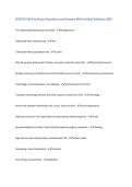 NUSCTX 104 Final Exam Questions and Answers With Verified Solutions 2025&NewLine;