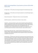 NUSCTX 110 Toxicology Midterm 1 Exam Questions and Answers With Verified&NewLine;Solutions 2025&NewLine;