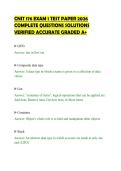 CNIT 176 EXAM 1 TEST PAPER 2026&NewLine;COMPLETE QUESTIONS SOLUTIONS&NewLine;VERIFIED ACCURATE GRADED A&plus;