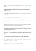 NUSCTX 104 Final Exam Questions and Answers With Verified Solutions 2025