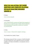 WGU C795 2026 ACTUAL TEST PAPER&NewLine;QUESTIONS AND COMPLETE SOLUTIONS&NewLine;DETAILED EXAM PREP RESOURCE&NewLine;GRADED A&plus;