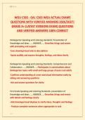 WGU C365 - OA&vert; C365 WGU ACTUAL EXAMS &NewLine;QUESTIONS WITH VERIFIED ANSWERS 2026&sol;2027&vert; &NewLine;GRADE A&plus; &lpar;LATEST VERSIONS EXAM&rpar; QUESTIONS &NewLine;AND VERIFIED ANSWERS 100&percnt; CORRECT