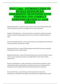 WGU D352 &ndash; Employment and Labor Law Final Exam Study Guide with Verified Questions and Answers &lpar;2026 Update&rpar;