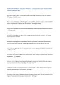 OSAT Early Childhood Education PRACTICE Exam Questions and Answers With&NewLine;Verified Solutions 2025