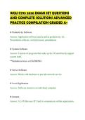 WGU C795 2026 EXAMS SET QUESTIONS&NewLine;AND COMPLETE SOLUTIONS ADVANCED&NewLine;PRACTICE COMPILATION GRADED A&plus;