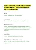 WGU C795 STUDY GUIDE 2026 QUESTIONS&NewLine;WITH COMPLETE SOLUTIONS VERIFIED&NewLine;SUCCESS GRADED A&plus;