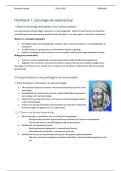 Sociologie Samenvatting  Arteveldehogeschool &vert; 2024&sol;25