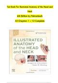 Test Bank For Illustrated Anatomy of the Head and Neck&NewLine;6th Edition
