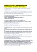 BLEA 825 LATEST 2026 COMPREHENSIVE EXAM QUESTIONS AND SOLUTIONS GUARANTEE 