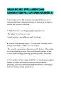 NR599 BOARD EVALUATION 2026&NewLine;GUARANTEED PASS ANSWERS GRADED A&plus;