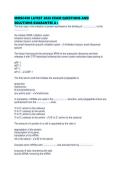 MMSC490 LATEST 2026 EXAM QUESTIONS AND SOLUTIONS GUARANTEE 