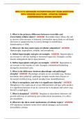 WGU D115 ADVANCED PATHOPHYSIOLOGY EXAM QUESTIONS WITH VERIFIED SOLUTIONS - UPDATED VERSION - COMPREHENSIVE REVIEW 2026&sol;2027&NewLine;&NewLine;&NewLine;