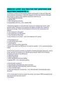 MMSC490 LATEST 2026 PRACTICE TEST QUESTIONS AND SOLUTIONS GUARANTEE