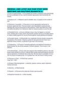 PERSONAL LINES LATEST 2026 EXAM STUDY GUIDE QUESTIONS AND SOLUTIONS GUARANTEE