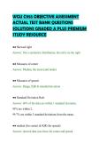 WGU C955 OBJECTIVE ASSESSMENT&NewLine;ACTUAL TEST BANK QUESTIONS&NewLine;SOLUTIONS GRADED A PLUS PREMIUM&NewLine;STUDY RESOURCE