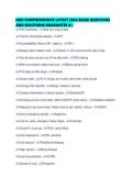 HESI COMPREHENSIVE LATEST 2026 EXAM QUESTIONS AND SOLUTIONS GUARANTE