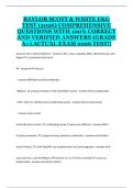 Baylor Scott & White EKG Test &ndash; Study Guide with Comprehensive Questions and Verified Answers &lpar;2025 Update&rpar;