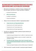 RASMUSSEN PATHOPHYSIOLOGY EXAM 2 2026 WITH 100&percnt; ACCURATE ANSWERS