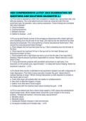 HESI COMPREHENSIVE LATEST 2026 EXAMINATION SET QUESTIONS AND SOLUTIONS