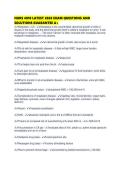 NURS 4010 LATEST 2026 EXAM QUESTIONS AND SOLUTIONS GUARANTEE 