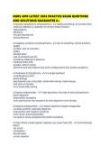 NURS 4010 LATEST 2026 PRACTICE EXAM QUESTIONS AND SOLUTIONS GUARANTEE 