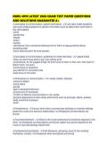 NURS 4010 LATEST 2026 EXAM TEST PAPER QUESTIONS AND SOLUTIONS GUARANTEE