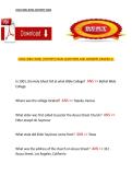 COGIC Bundled Exam Questions and Answers &ndash; Complete Study Guide and Practice Test Material for Church of God in Christ Certification Preparation