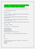Portage Learning CHEM 210 Final Questions&NewLine;and Answers &vert; Study Guide &vert; Grade A&plus;