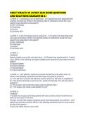 ADULT HEALTH III LATEST 2026 GUIDE QUESTIONS AND SOLUTIONS GUARANTEE 