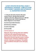 2026-2027 LATEST UPDATED NR 569 FINAL EXAM V1 -&NewLine;DIFFERENTIAL DIAGNOSIS &vert; COMPLETE EXAM&NewLine;WITH CORRECT ANSWERS AND RATIONALES&period;&NewLine;A&plus; GUARANTEED SUCCESS 