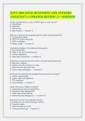NAVY ODS Final Questions and Answers&NewLine;&lpar;2026&sol;2027&rpar; &vert; Updated Review &vert; A&plus; Verified