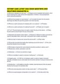 OSTOMY CARE LATEST 2026 EXAM QUESTIONS AND SOLUTIONS GUARANTEE