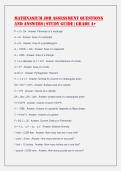 Mathnasium Job Assessment Questions&NewLine;and Answers &vert; Study Guide &vert; Grade A&plus;